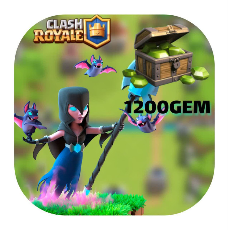 1200 جم بازی کلش رویال Clash Royale