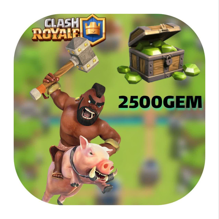 2500 جم بازی کلش رویال Clash Royale