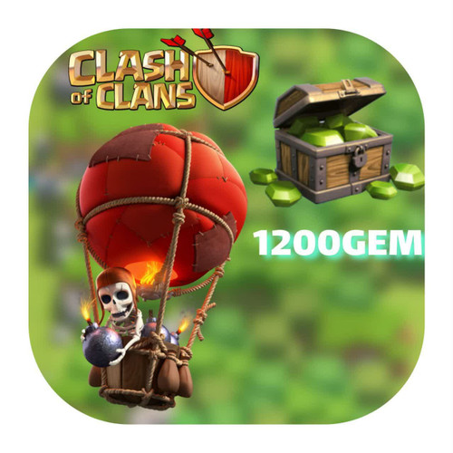 1200 جم بازی کلش اف کلنز
